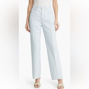 NWT AG Jeans Clove Pintuck High Waist Straight Leg Jeans Size 27